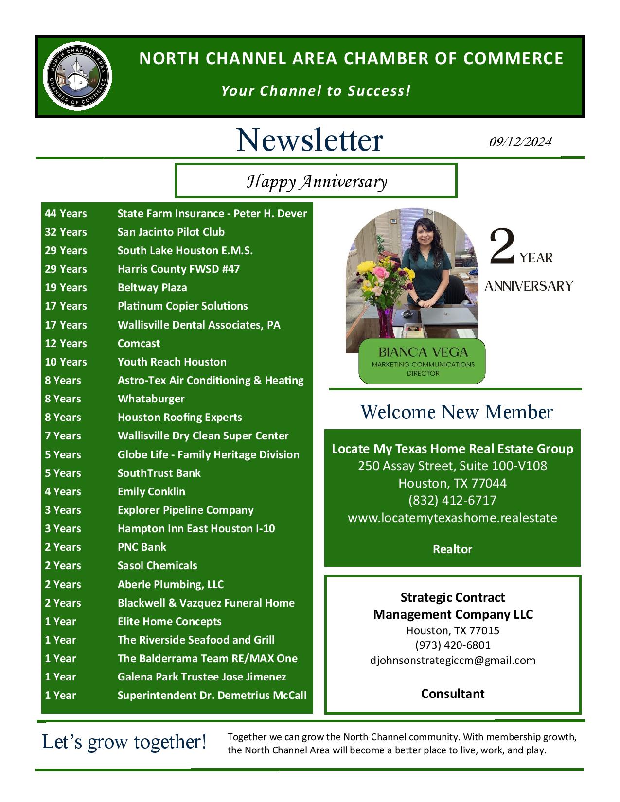 July August Newsletter Recap North Channel Area Chamber Of Commerce